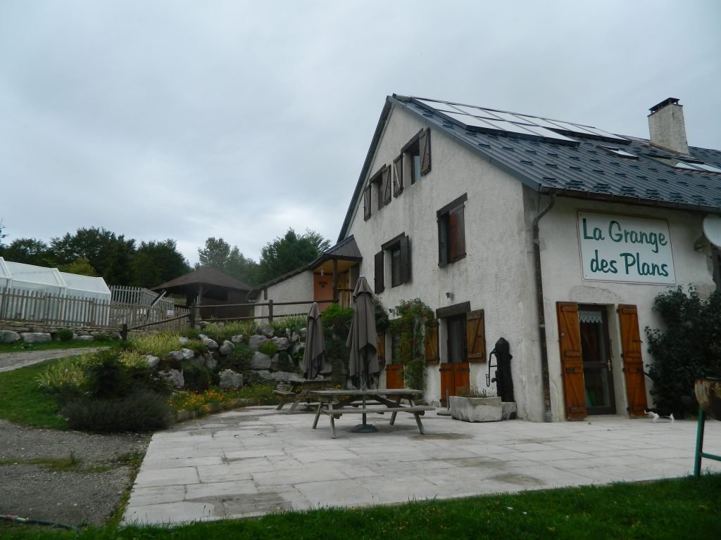 Front of the group gîte, a renovated old farmhouse